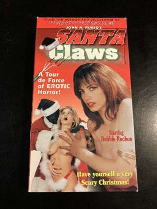 Santa Claws Vhs Horror John Russo Rare Sov Erotic Vintage Cult Gore Christmas