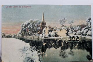 United Kingdom England Stratford On The Avon Postcard Old Vintage Card View Post