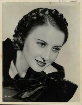 1930s Press Photo Close Up Publicity Image Of Actress Barbara Stanwyck