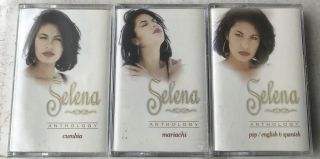 1998 Selena Quintanilla Anthology Cassette Tape Complete Set Of 3 Unique & Rare