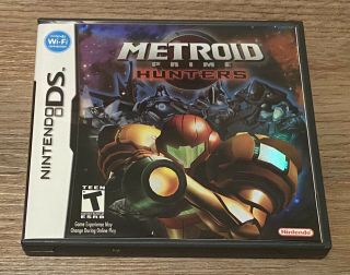 Rare Metroid Prime: Hunters (nintendo Ds Nds,  2006) Complete Authentic Cib