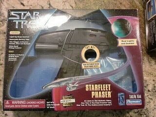 Star Trek Rare Starfleet Phaser Type - Ii Model No.  16144 Playmates 1997