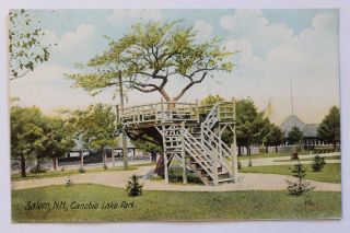 Old Udb Postcard Canobie Lake Park,  Salem,  N.  H.
