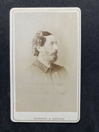 Victorian Carte De Visite Cdv: Gent Named Robert Harley: Colonel Sir?