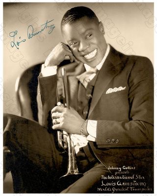 Louis Armstrong Jazz Trumpeter 1920 