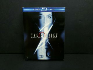 The X Files Blu - Ray 2 Pack W/ Slipcover.  Oop Rare.  Fight Future,  I Want Believe