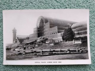 Vintage Postcard - Crystal Palace,  Looking South West