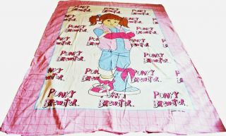 Punky Brewster Single Bed Quilt Vintage Nbc Inc Vintage 1984 Rare