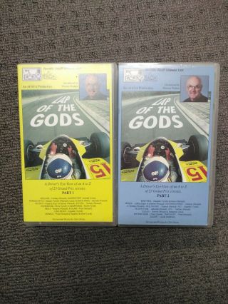 Lap Of The Gods F1 Parts 1 & 2 Rare Formula One Oop Vhs