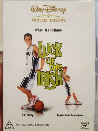 Luck Of The Irish Rare Dvd Walt Disney Film Ryan Merriman Henry Gibson Comedy