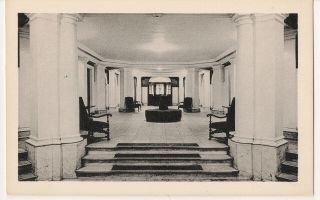 Vintage Postcard,  Whittier Hall,  Columbia University,  York City