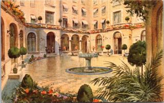 Vintage Postcard The Hotel Plaza Athénée Paris France Champs Élysées Unposted