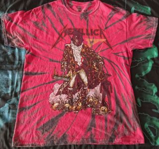Metallica - Unforgiven T - Shirt Large Rare Vintage Heavy Metal Anthrax