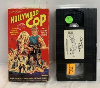 Hollywood Cop Vhs 1987 Rare Mitchum,  Goss,  Donahue,  Ray Action,  Crime,  Drama