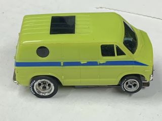 Htf Lime Green Afx 4 Gear Dodge Van Very Rare H - O Slot Cars Like Amrac Tyco Ho