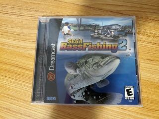 Sega Bass Fishing 2 (sega Dreamcast,  2001) Complete - North America Ver.  Rare