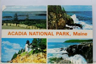 Maine Me Acadia National Park Postcard Old Vintage Card View Standard Souvenir