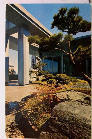 California Ca San Francisco Wells Fargo Bank Japanese Garden Postcard Old View
