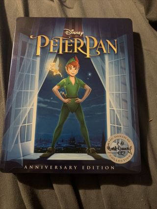 Peter Pan [steelbook] [blu - Ray/dvd/no Digital] Bestbuy Exclusive Oop Rare