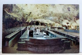 Mexico Nm Carlsbad Caverns National Park Lunchroom Postcard Old Vintage Card