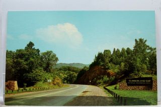 Virginia Va Kentucky Ky Tennessee Tn Cumberland Gap National Park Postcard Old