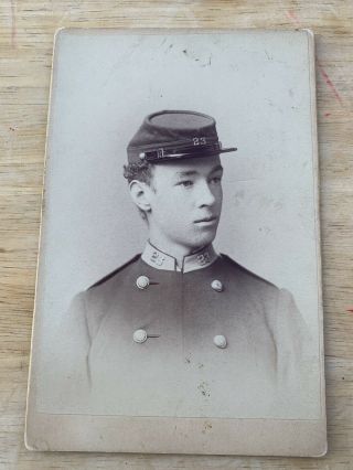 F.  Forshew Hudson Ny 23rd Infantry Regiment York Union Soldier Cabinet Photo