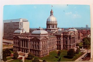 Indiana In Indianapolis State House Postcard Old Vintage Card View Standard Post