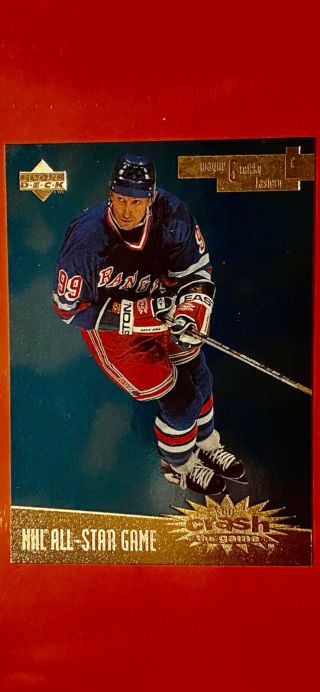 1997/98 Wayne Gretzky Crash The All - Star Game Card 20 Rare $200 Book (pls Read)