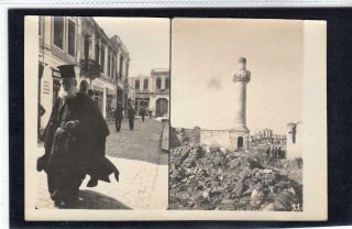 Postcard Size Multiview Photograph Of Salonica,  March 1919 [different] (c56983)