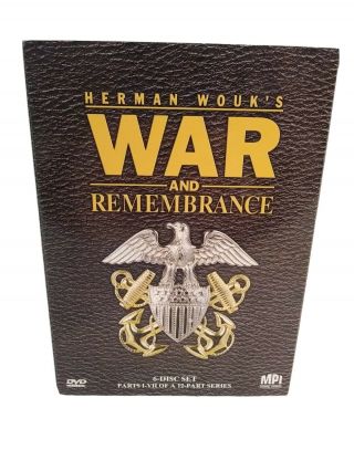 War & Remembrance: Vol 1 - Parts 1 - 7 2004 - Rare Htf - 6 Dvd 