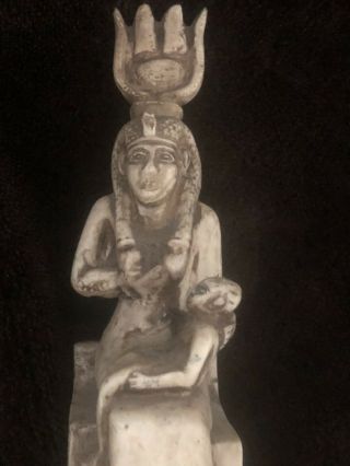 Rare Ancient Egyptian Isis Nursing Horus (664 Bc - 332 Bc)