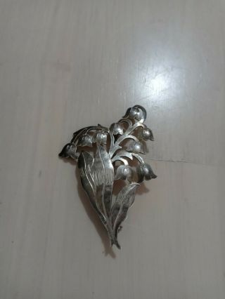 Stavre Gregor Panis Vintage Sterling Silver Brooch Rare