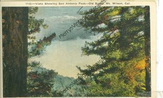 California,  Mt.  Wilson Old Baldy Showing San Antonio Peak Pm1945 (ca - M)