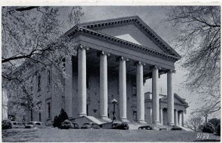 Vintage Postcard " Carry Me Back To Old Virginia " Capitol Building Richmond Va