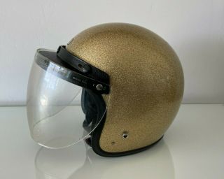 Rare Vintage 1960s J.  C.  Agajanian Aggie 98 Ascot Ama Motorcycle Racing Helmet