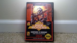 Buck Rogers: Countdown To Doomsday (sega Genesis,  1991) - Rare Game - Great Cond