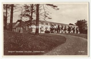 Carmarthen Trinity Training College Vintage Postcard Wales 164c