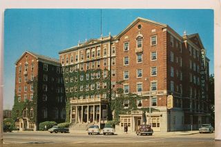 York Ny Schenectady Van Curler Hotel Postcard Old Vintage Card View Standard