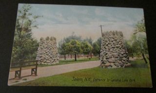 Salem,  Hampshire - [old Postcard - Early 1900] - Entrance To Canobie Lake Park