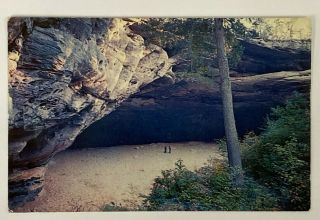 Va Postcard Sand Cave View - Cumberland Gap National Historical Park 1963 Vtg F5