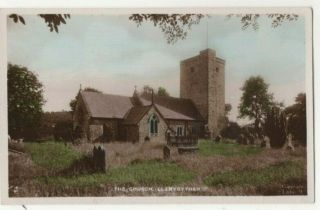 Llanbydder The Church Carmarthenshire Vintage Tuck Lnbr9 Rp Postcard 376c