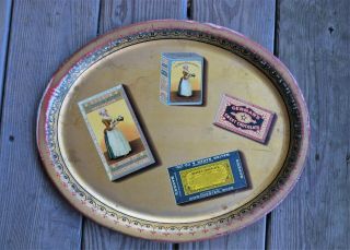 Vtg Antique Bakers Chocolate Tin Advertising Serving Tray 16 5/8 " X 13 5/8 " Rare