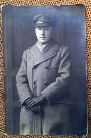 C1914 B/w Photograph.  Wwi Royal West Kent Soldier.  Arthur Amos Barling.  Dover