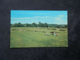 Vintage Postcard Of The Roman Amphitheater,  Caerleon,  South Wales