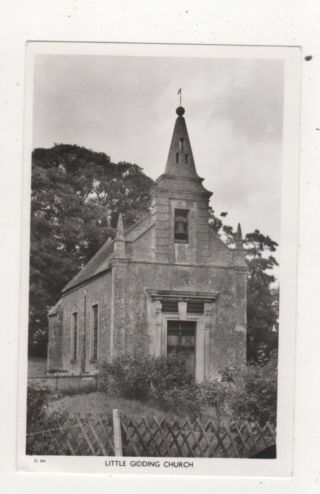 Little Gidding Church Huntingdonshire Vintage Rp Postcard 771a