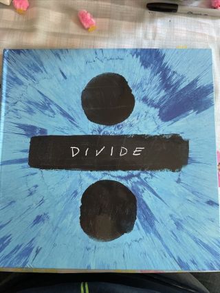 Ed Sheeran Divide Vinyl Ultra Rare Picture Book Edition Blue