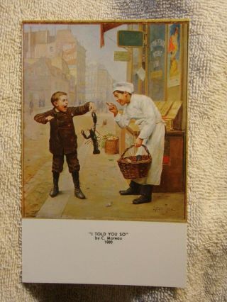 Vintage Postcard " I Told You So ",  Haussner 