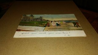 2 Old Coney Island Posrcards - - Helter - Skelter An Brighton Beach Hotel/boardwalk