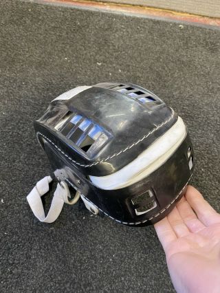Cooper Sk100 Style Hurling Ice Hockey Helmet Rare Vintage Stitched Black (a)