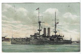 Postcard: Old British Warship H.  M.  S.  Revenge